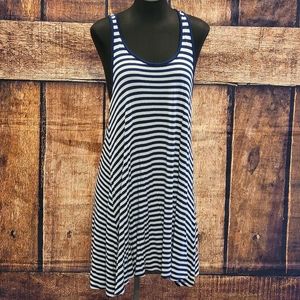 Everlast Large Racerback style striped t shirt dress